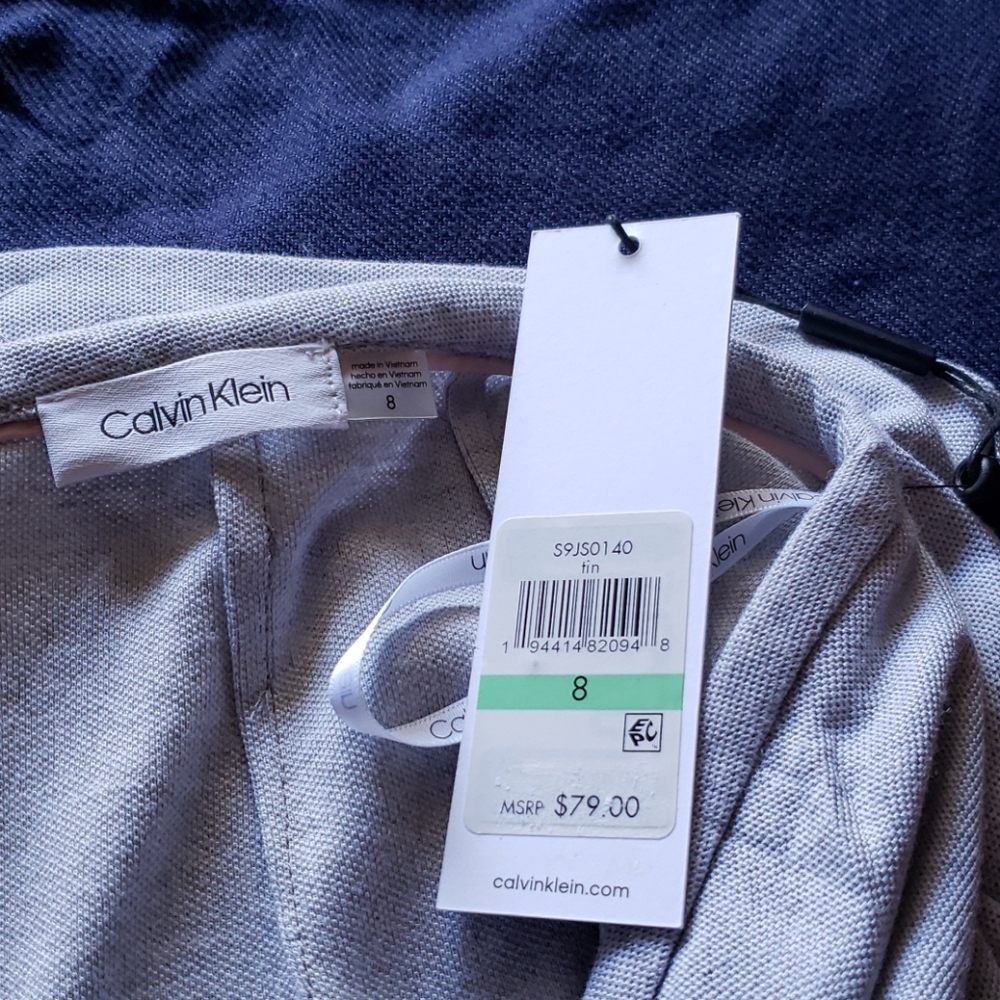 Calvin Klein Gray Cotton Skirts - Picture 6 of 6